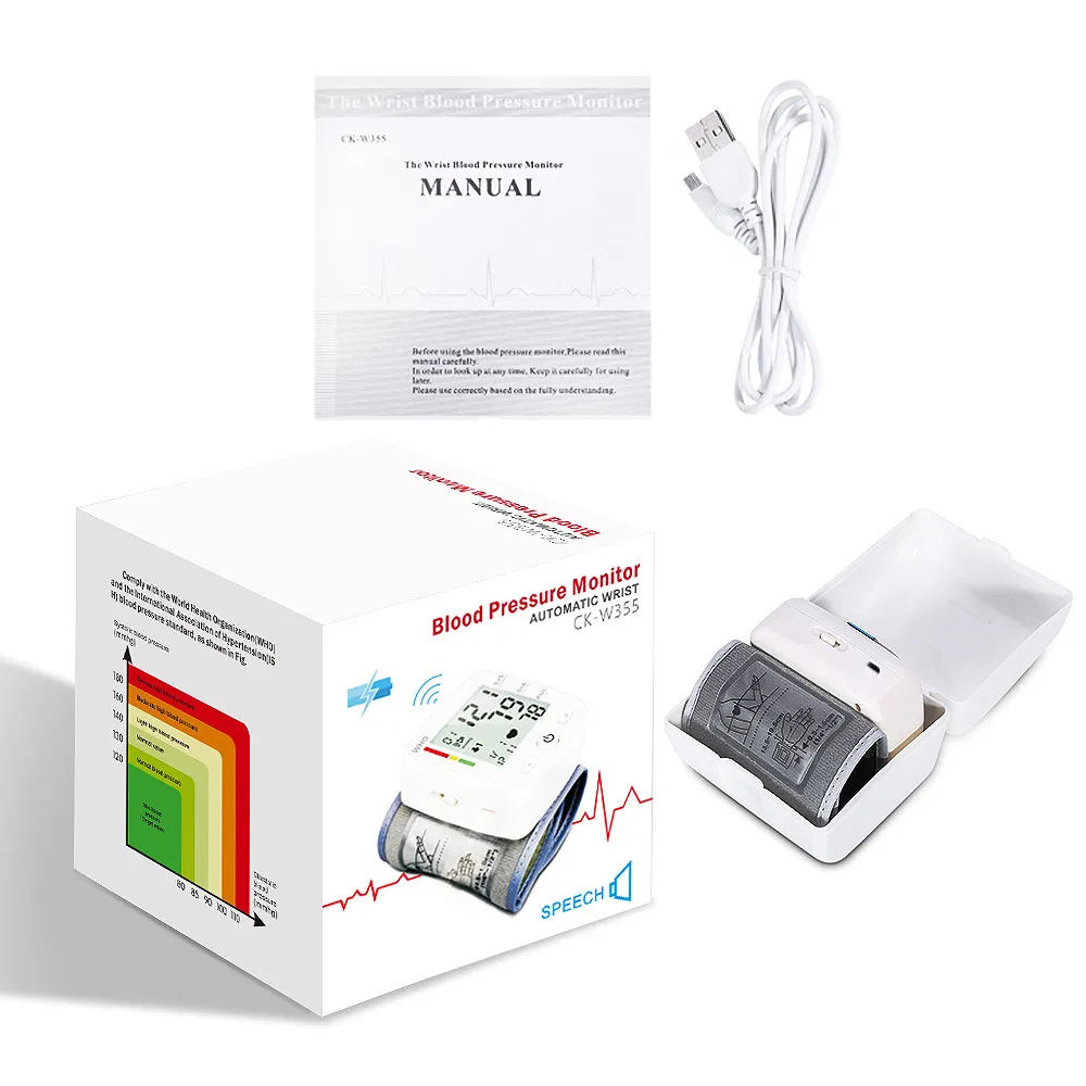 Portable Wrist Bp Monitor with Heart Rate Detection