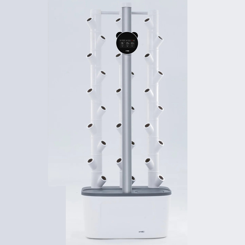 Automatic Hydroponic Tower System for Greenhouse Indoor Farming