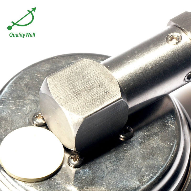 Bottom Connection Solar Powered Factory Equipment Pipeline Equipment Digital Thermometer