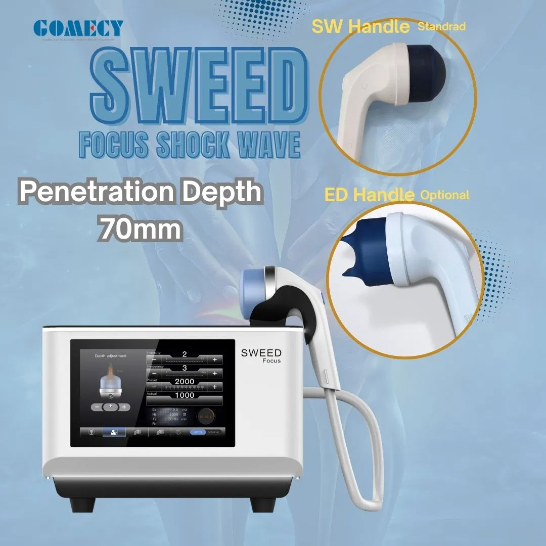 Focus Shockwave Eswt ED Shock Wave Therapy Machine Physical Pain Treatment Device