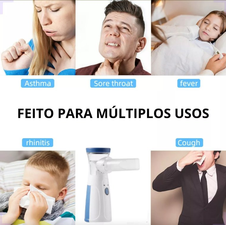 Nebulizador Electrico PARA Ninos Y Adultos Con Menos Ruidos Electrical Nebulizer