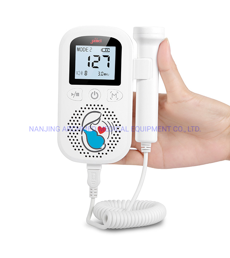Medical Equipment Waterproof Portable Fetal Heart Doppler
