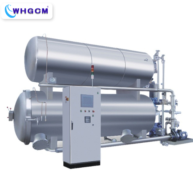 Automatic Retort Autoclave Sterilizer Machine for Dairy Meat Bottles Cans Tins Sterilizer