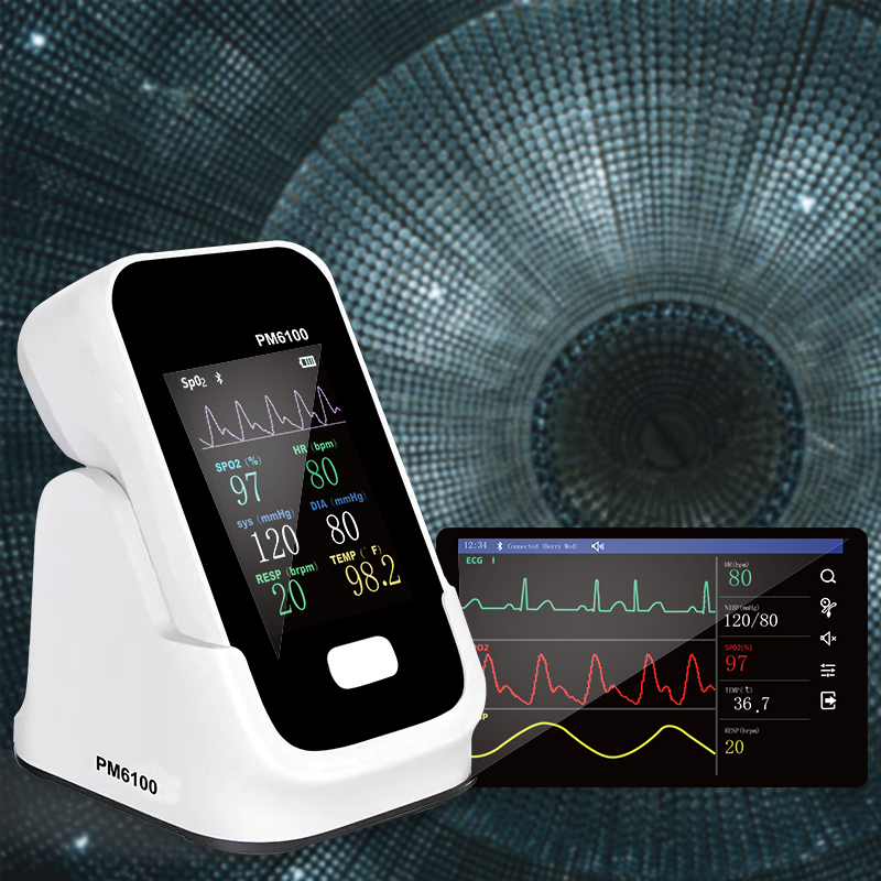 Berry Pm6100 Remote Device, Pulse Oximeters Patient Monitoring