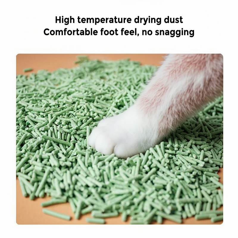 Beauty Products OEM/ODM Pet Tofu Sand Premium Eco-Friendly Natural Pea Piber Corn Starch Affordable Dust-Free Cat Litter
