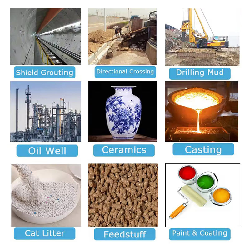 100% Natural Cosmetic Grade Calcium Bentonite Clay Powder Grease Lubricant and Drilling Mud for Industrialuse and Cat Litter