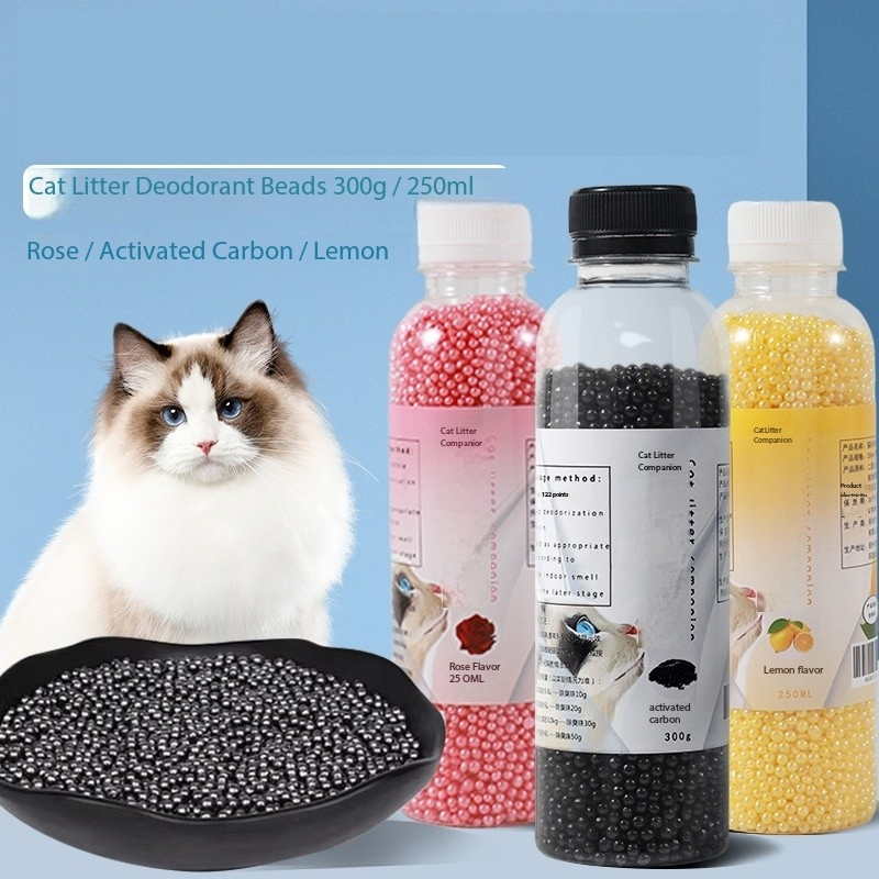 Pet Supplies Wholesale 300g Activated Carbon Cat Litter Deodorizing Beads