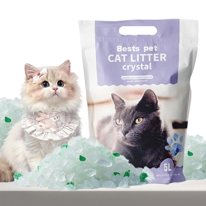 Fast Water Absorption Efficient Absorption Odor Strong Deodorization Durable Antibacterial Silica Gel Cat Litter Custom