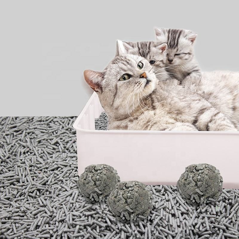 OEM Factory Direct Sales Cat Litter Kitty Flushable Highly Absorbent Strong Clumping Corn Activated Charcoal Tofu Cat Litter