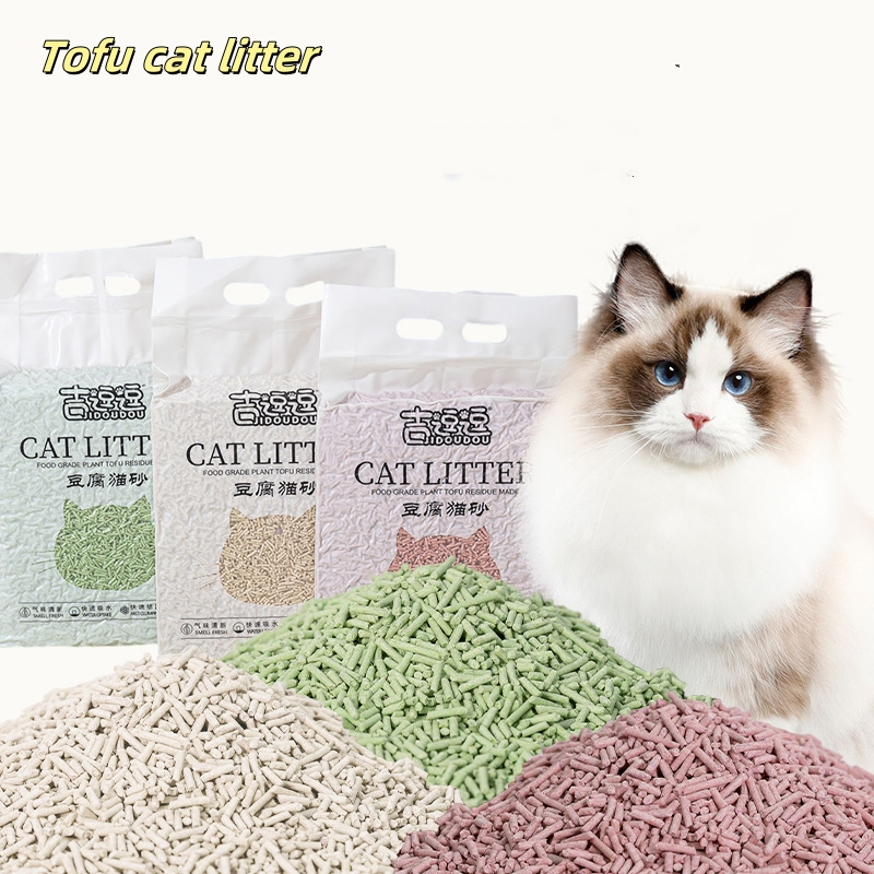 6L One Bag Without Dust Clean Pet Supply Odour Controlling Scented Cat Litter