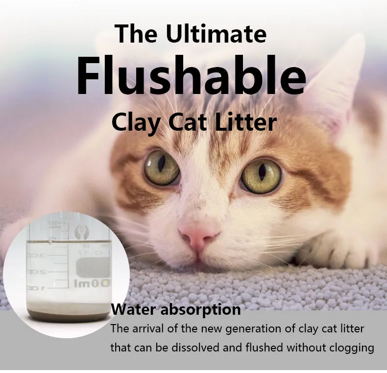 Flushable Clay Cat Litter