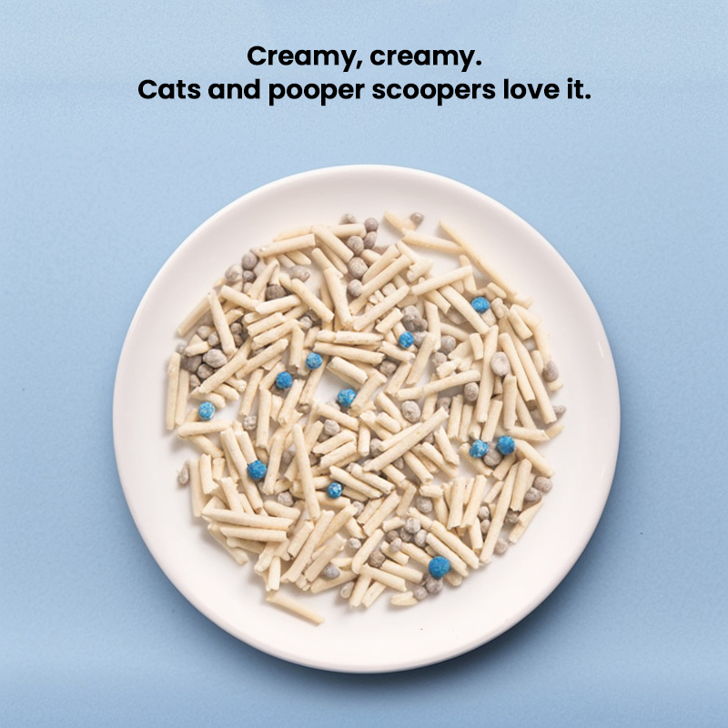 Factory Wholesale Tofu Mixed Cat Litter Cat House Special Tofu Cat Litter Big Bag 10kg Deodorant Dust Free Flushable Toilet Flushable Cat Litter