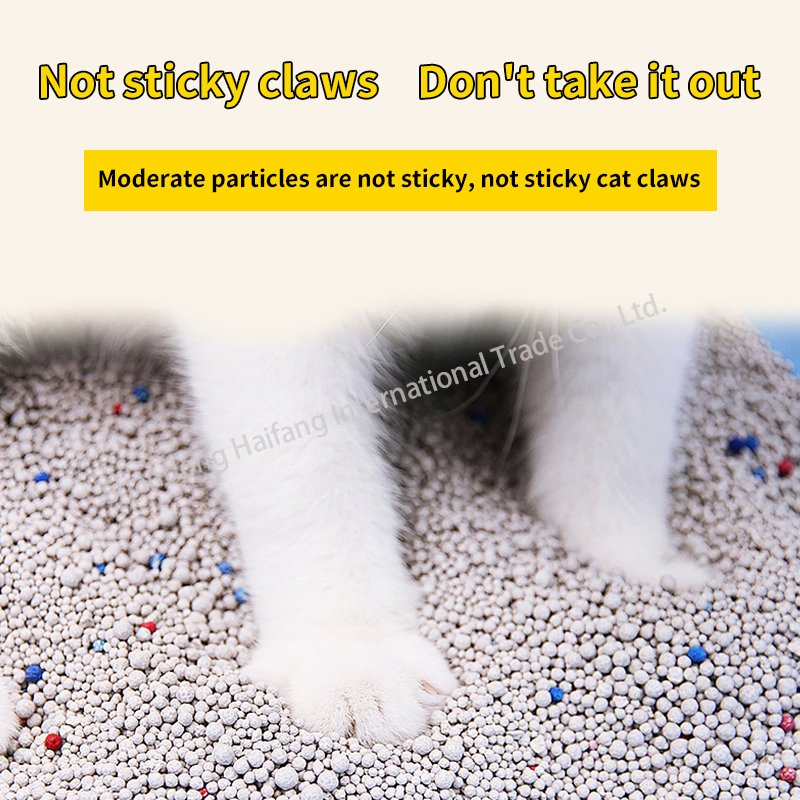Cat Sand Mineral Litter Sodium-Based Ore Activated Charcoal Cat Litter Deodorising Dust-Free Cattery Source Factory Wholesale