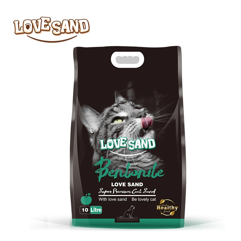 Cat Sand Pet Products 100% Plant Natural Bulk Cat Litter Wholesale Bentonite Clay Clumping Cat Litter Pet Pellet Sand