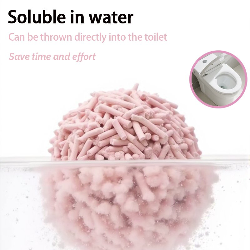 Nala Corn Plant Fiber Cat Litter High End Cat Toilet Good Clumping Easy to Decompose Deodorizing No Tracking Cherry Blossom Flavor Tofu Cat Litter