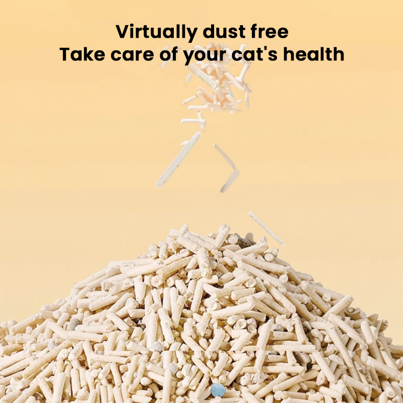 Cat Litter Manufacturer Made in China Natural Bentonite Tofu Mixed Cat Litter Easy to Clean Biodegradable Pure Natural Lavender Cat Litter