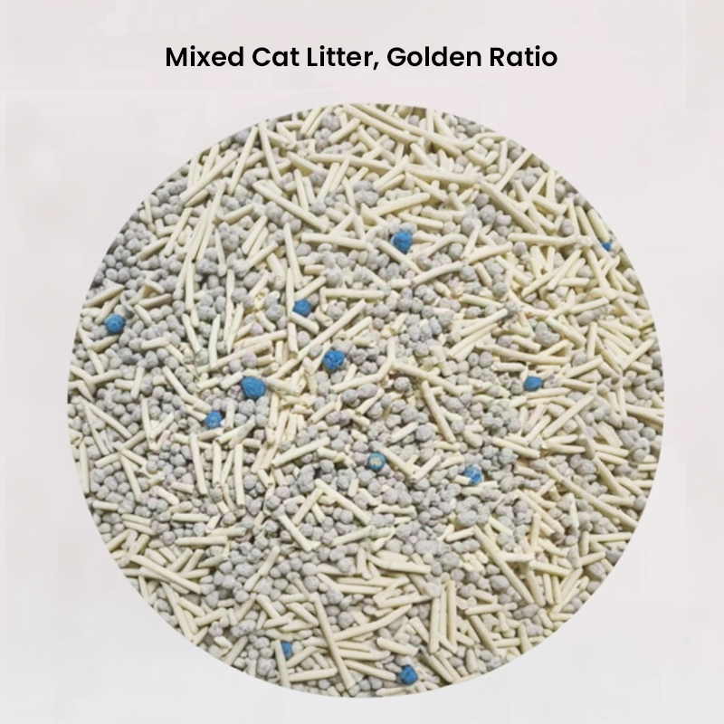 Cat Sand Suppliers High Absorbent Low Dust Biodegradable Natural Non-Sticky Soft on Paws High Absorbency Water Soluble Mixed Cat Litter