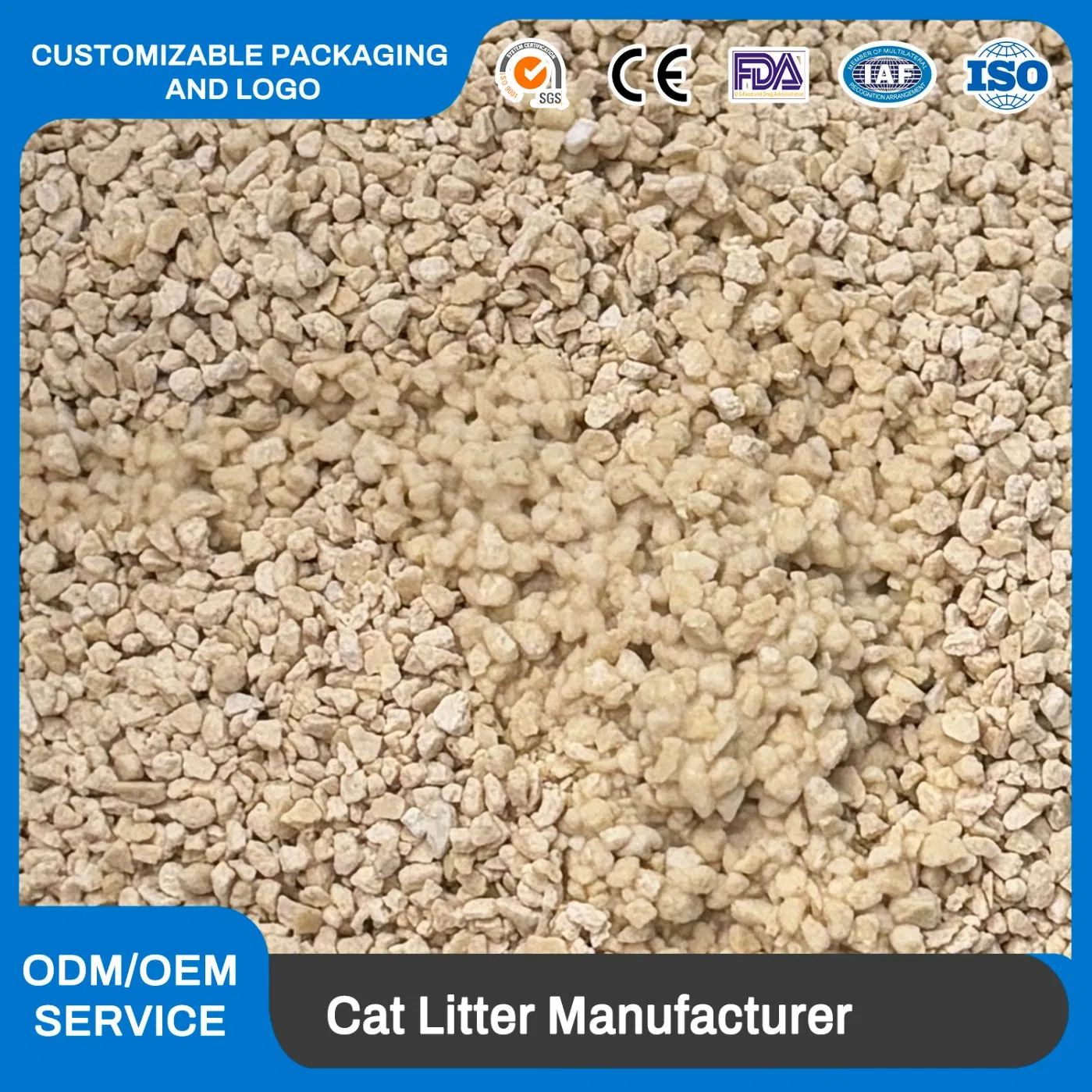 High Absorption Cassava Cat Litter Factory Supplier Cassava Cat Litter Odor Control Natural Ingredients Cat Litter