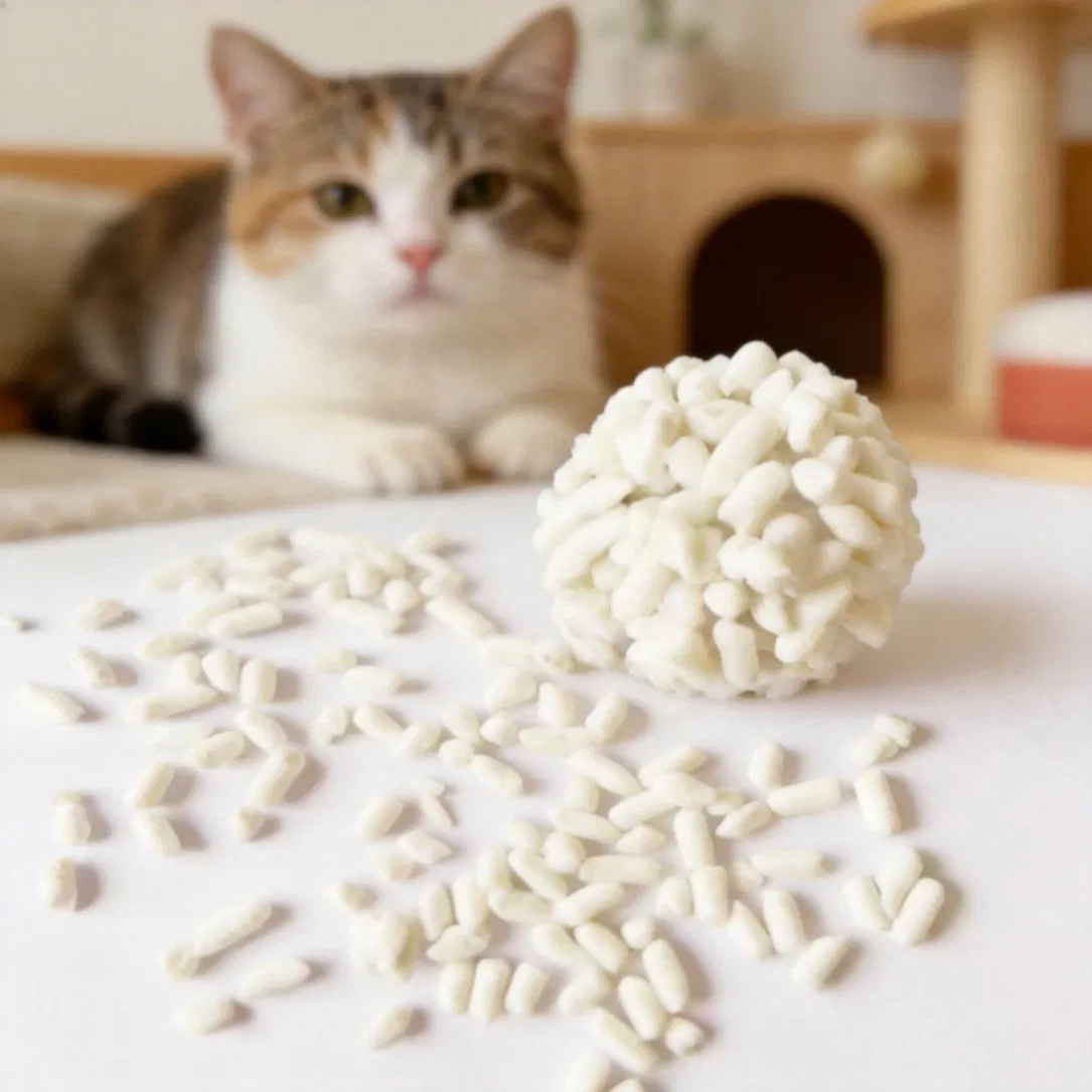 Paper Cat Litter with Neutral pH Balancing Litter Box Environment Naturally