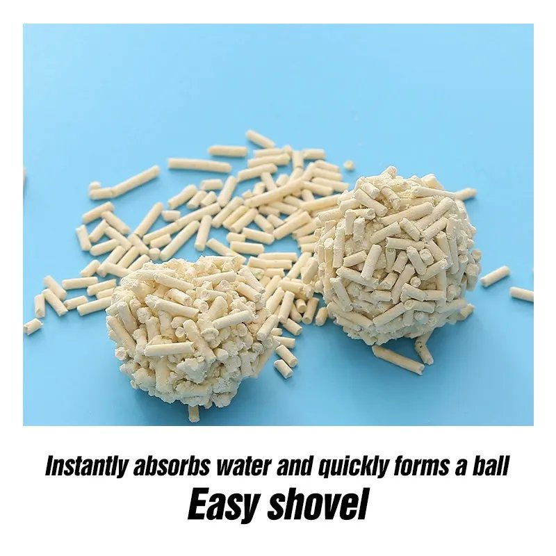 Premium Biodegradable Dust-Free Non-Clumping Low Dust Pine Wood Pellets Cat Litter Sand for Cats