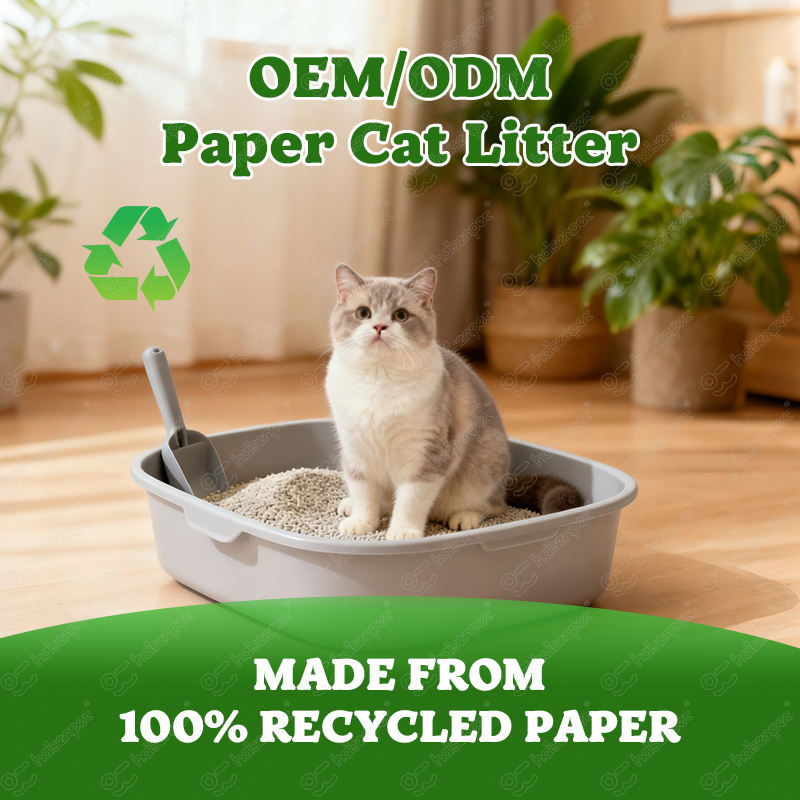 Free Samples Flushable Odor Control Coffee Lemon Rose Lavender Eco Friendly Strong Clumping Paper Cat Litter