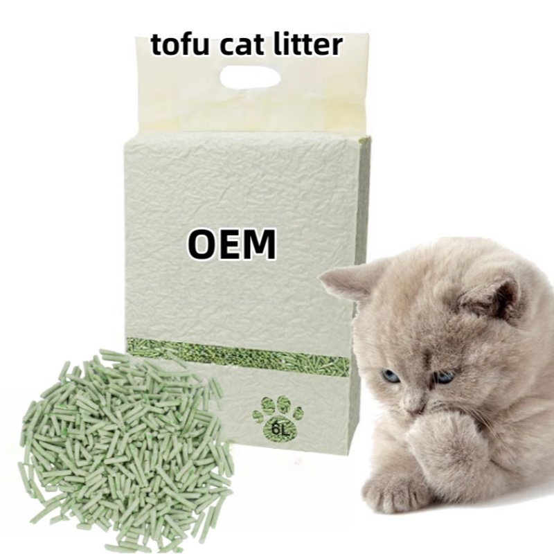 Clump-Tight Dust-Free Custom Biodegradable Tofu Cat Litter