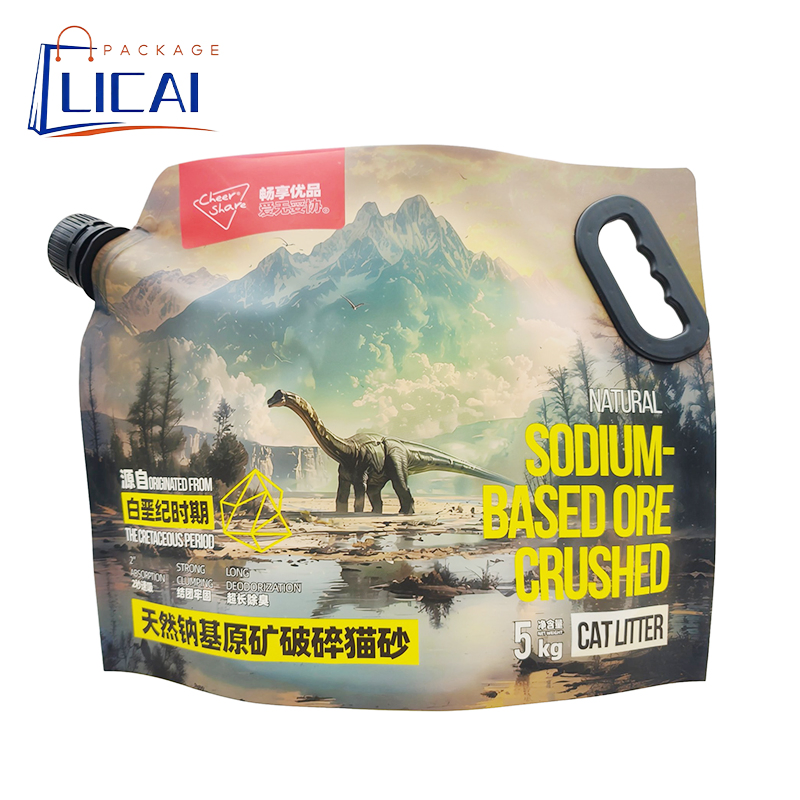 Eco-Friendly Custom Printed Cat Litter with Tofu Packaging