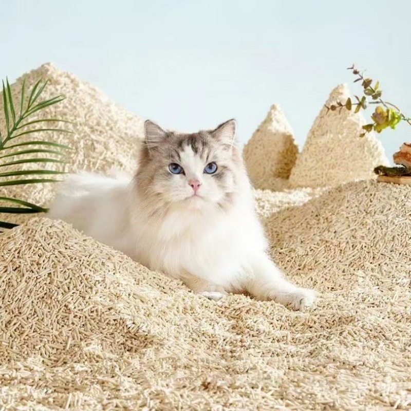 Factory Wholesale High Sales Odor Control Cat Sand Strip Shape Broken Tofu Cat Litter