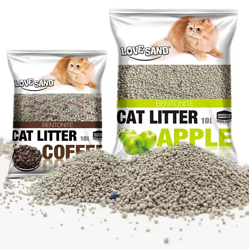New Natural Clumping Bentonite Activated Carbon Cat Litter Bentonite Clay for Cat Litter