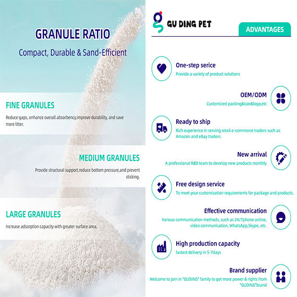 Biodegradable Flushable Corn Cassava Litter Eco-Friendly Natural Plant Cassava Cat Litter Sand Dust Free Household Flushable Cassava Litter