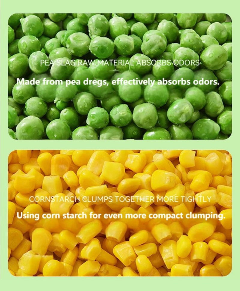 Green Tea - Scented Cat Litter - Plant - Extract Fragrance