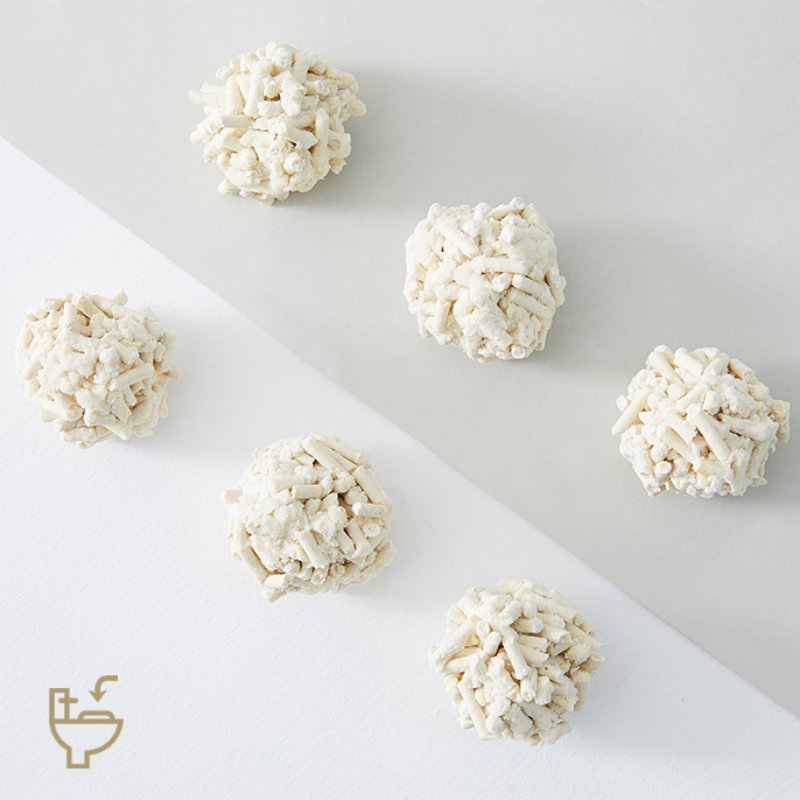 Eco Friendly Factory Direct Sale Highly Absorbent Odor Control Flushable Premium Quality Striped Tofu Cat Litter