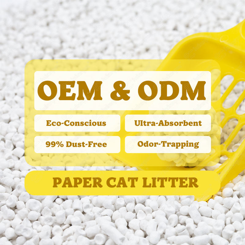 CE MSDS Free Samples Large Wholesale Discounts 100% Natural Highly Absorbent Dust Free Paper Cat Litter