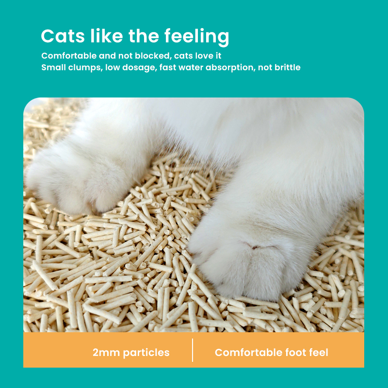 Factory Direct Tofu Cat Sand OEM ODM Non Dusty Fast Clumping Degradable Pet Safe Pine Scent Best Selling Grade Tofu Cat Litter