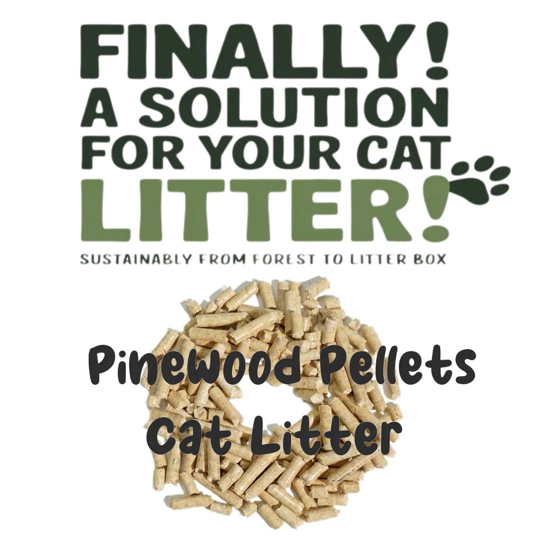 Factory Direct Customizable Weight Pellets Natural Pine Wood Cat Litter