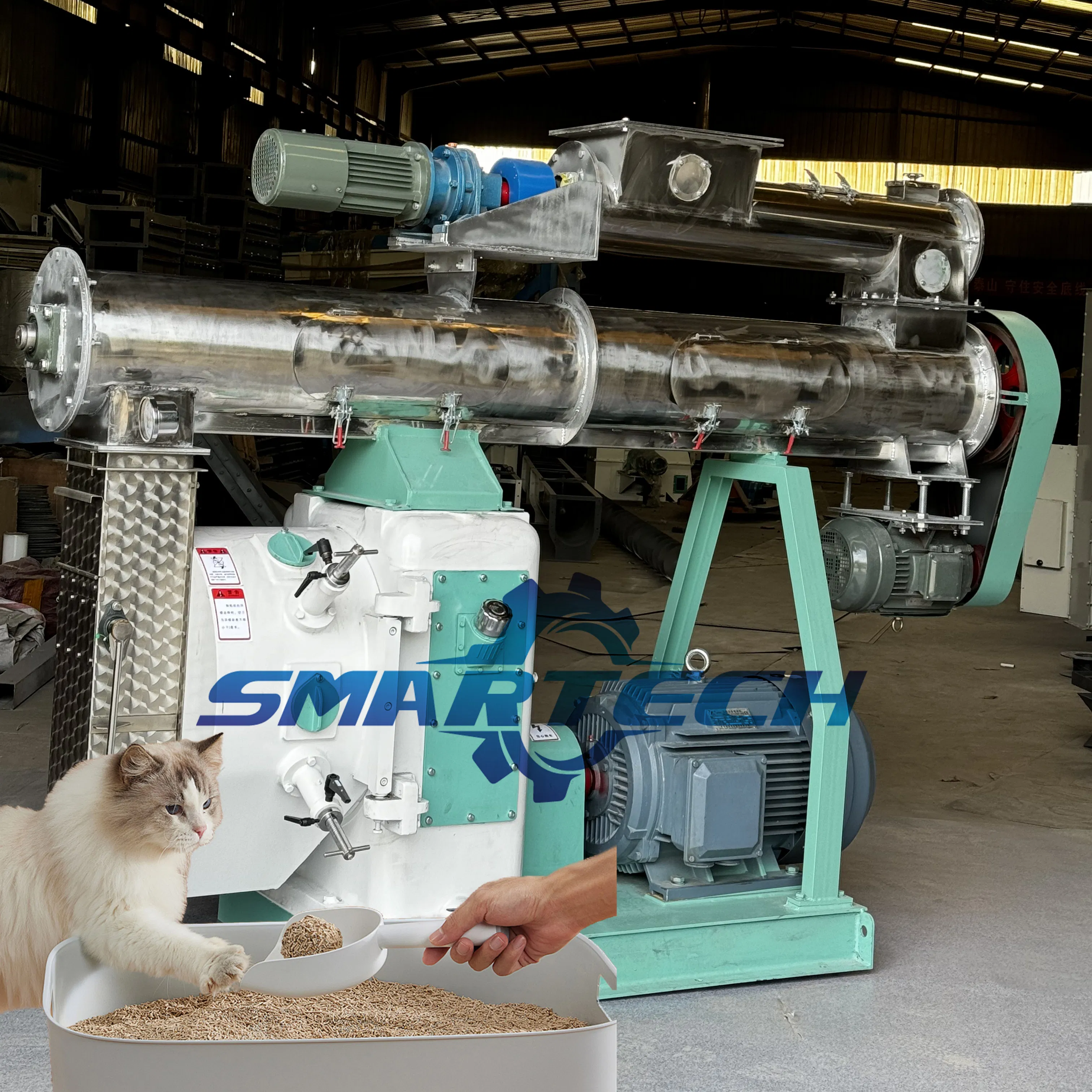 Sustainable Wood Pellet Cat Litter Maker for Eco-Conscious Homes