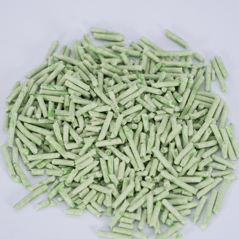 Eco Friendly Factory Direct Sale Highly Absorbent Odor Control Flushable Premium Quality Striped Tofu Cat Litter