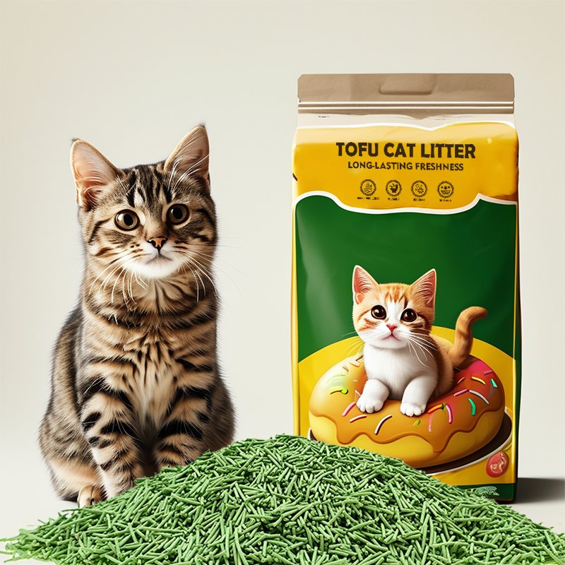 Manufacture Wholesale Factory Rich of Color Pet Products Pet Supplier Good Scooping Flushable 100% Biodegradable Pure Plant Tofu Cat Litter