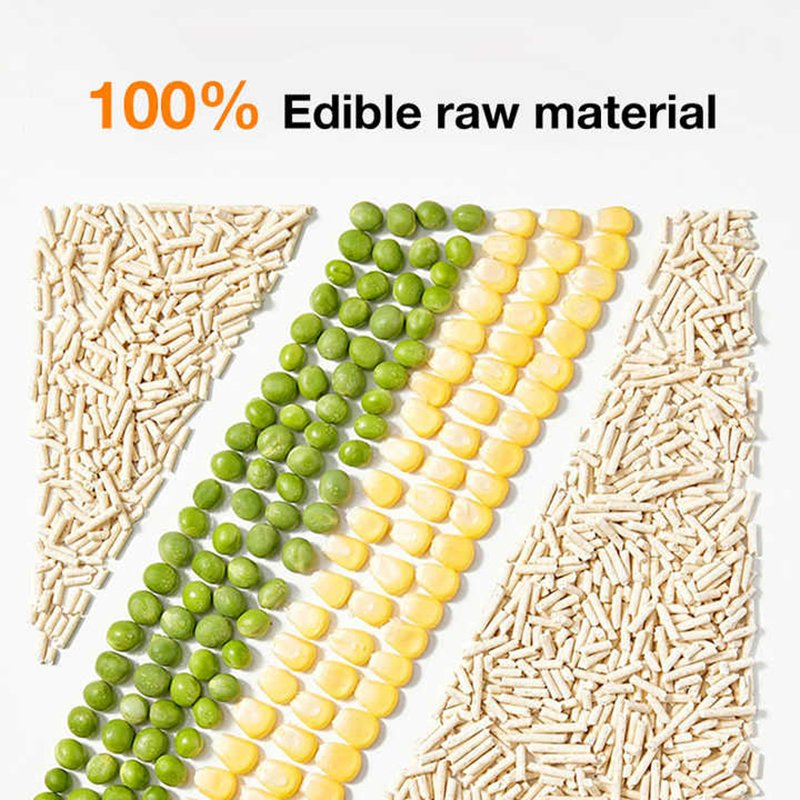 Pet Cleaning Products Dust-Free Tofu Cat Litter Sand with Multi-Fragrance Clumping Flushable