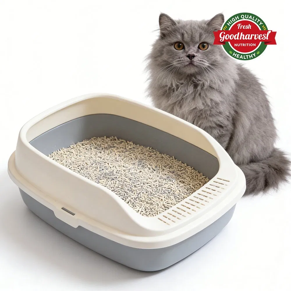 Natural Mixed Cat Litter Eco Friendly Hard Clumping Easy Cleanup