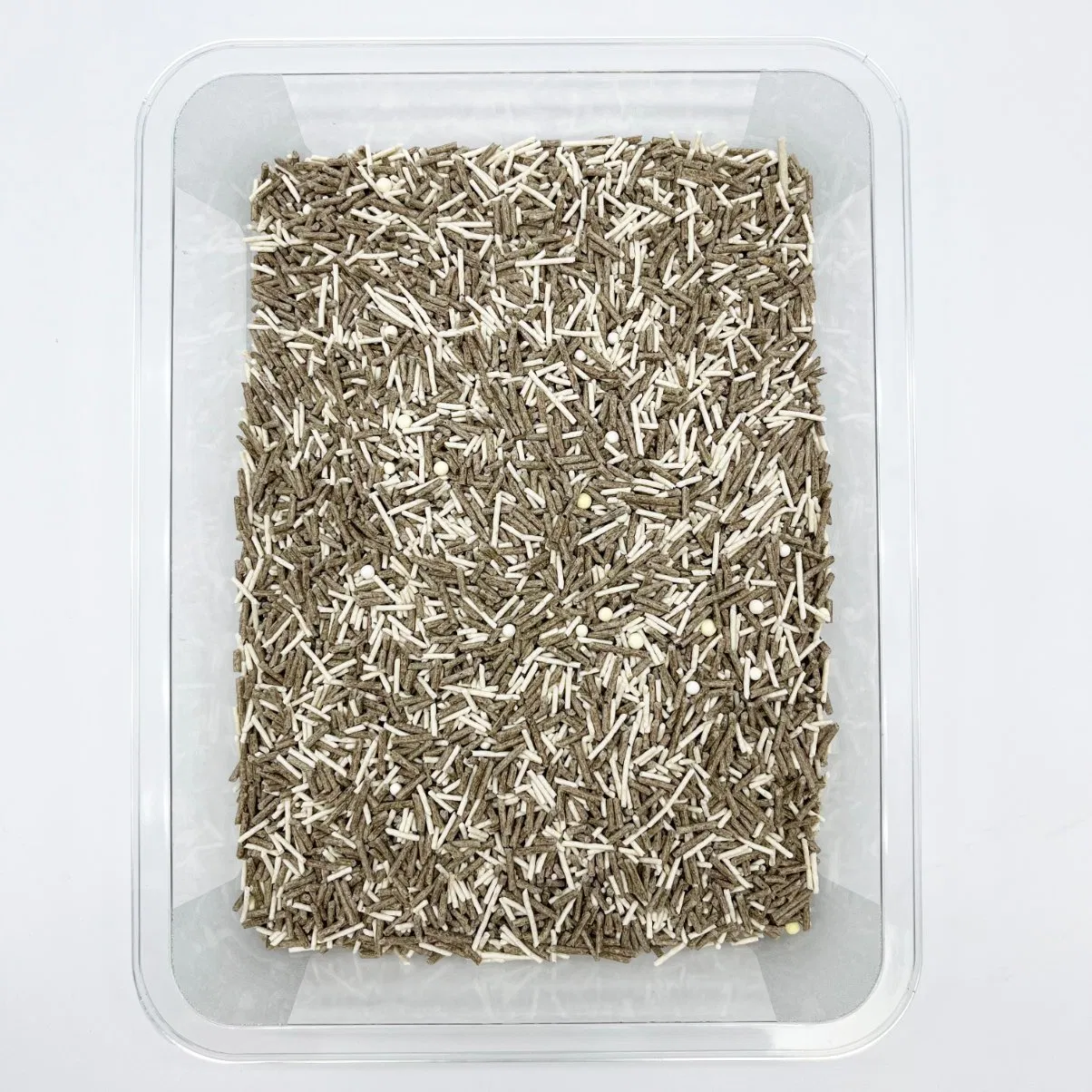 Super Absorbent Strong Deodorant Hard Clumping Flushable Pet Cleaning Product Bentonite Clay Tofu Mixed Kitty Sand 1.5mm Coffee Flavored Tofu Cat Litter