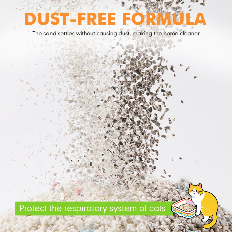 OEM ODM Tofu and Bentonite Mixed Cat Litter