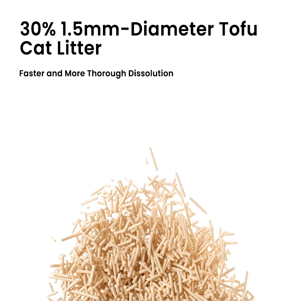 Toilet Products Manual Customized China Easy to Clump Clean Cat New Tofu Cat Litter