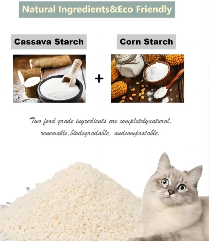 Cassava Cat Litter Usage