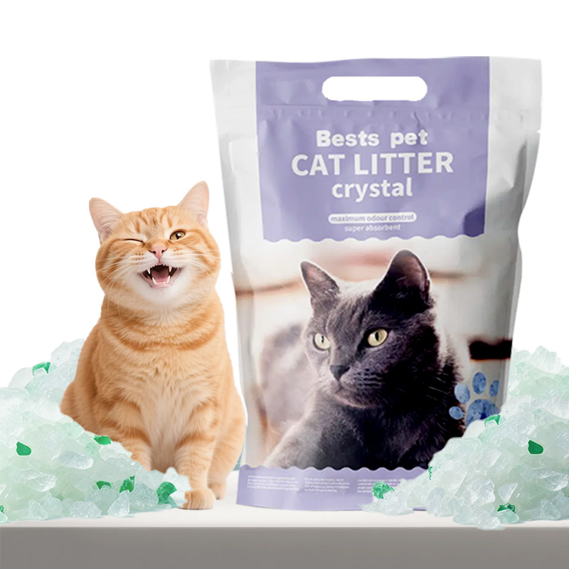 Customized Crystal Silica Gel Cat Litter Strong Odor Lock Lightweight for Global Buyers