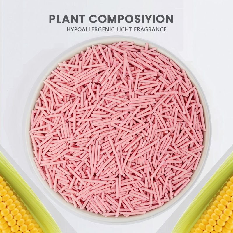 Pet Accessories Easy Scoop Eco Cat Litter Natural Clumping Corn Corn Bulk Wholesale Tofu Cat Litter
