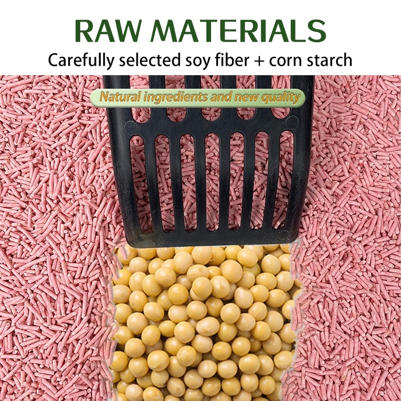 OEM Factory Deodorizing Strong Clumping Absorbent Natural Tofu Cat Litter