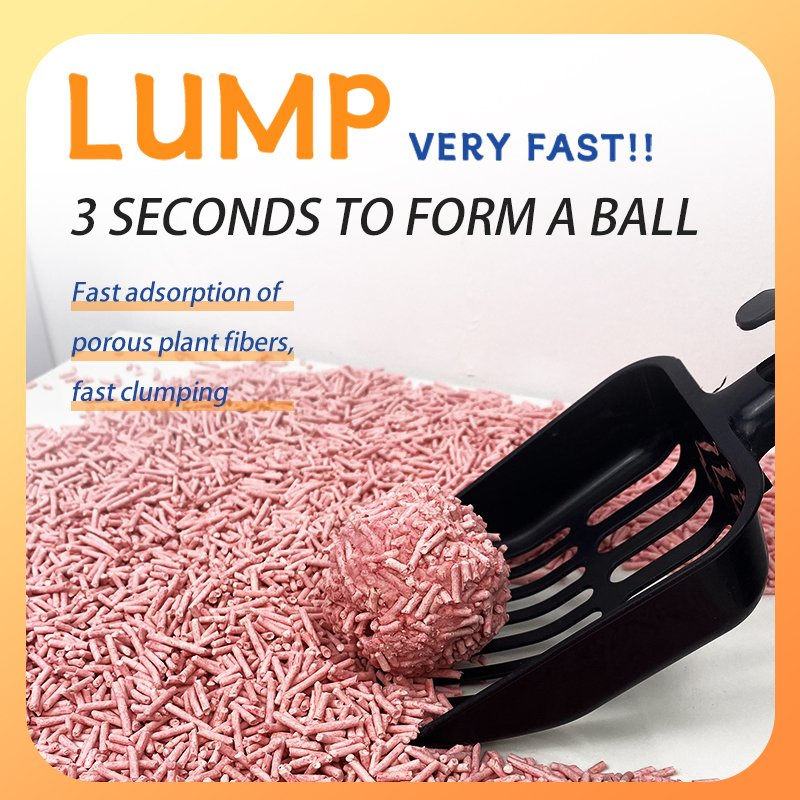 Strong-Clumping Crushed Tofu Cat Litter Offering Superior Odor Control and Low Dust