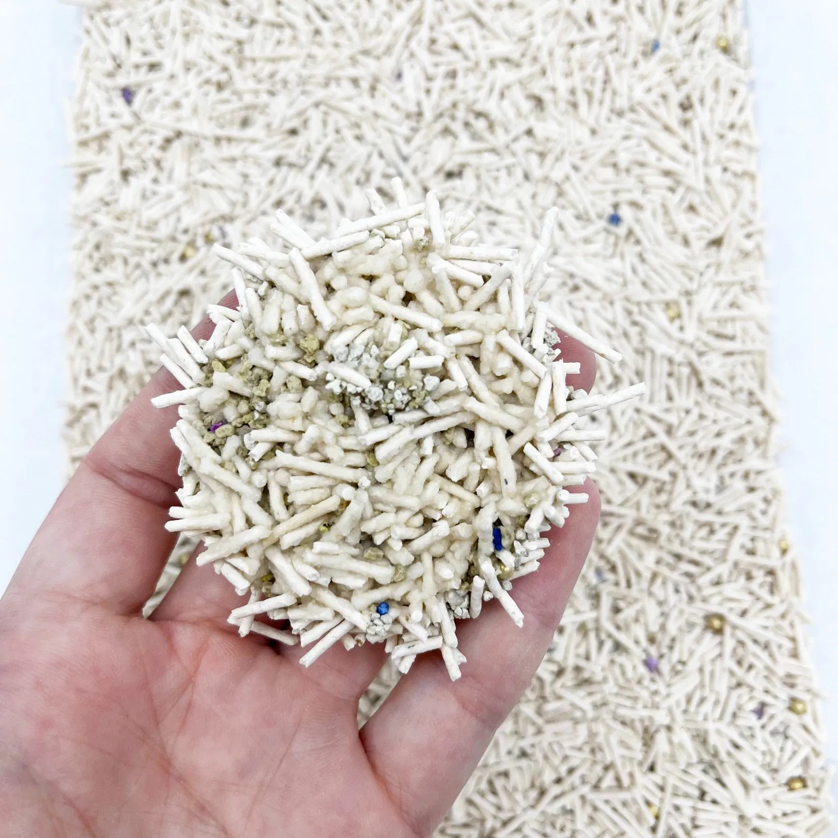 High Grade Quality 1.5 High-End Mixed Sand 60% Tofu Sand +39% Imported Mineral Sand+1% Lavender Slow-Release Fragrance Cat Sand Pet Litter Bentonite