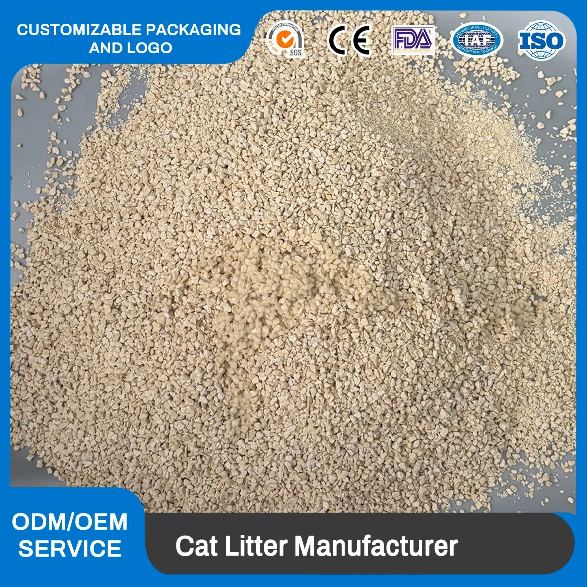 High Absorption Cassava Cat Litter Factory Supplier Cassava Cat Litter Odor Control Natural Ingredients Cat Litter
